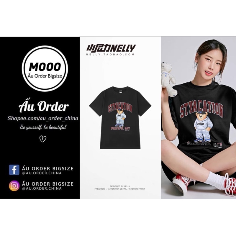 Áo Thun Nelly Ngắn Tay Có Sẵn Nhiều Mẫu Bigsize đến 100kg