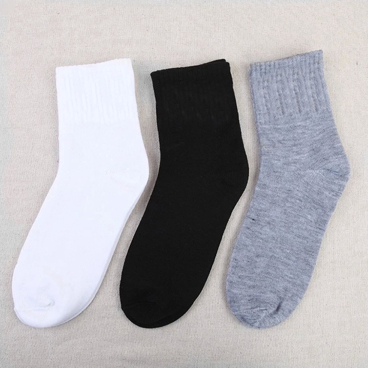 Vớ Vải Cotton Cổ Cao Thoáng Khí Thời Trang Dành Cho Nam