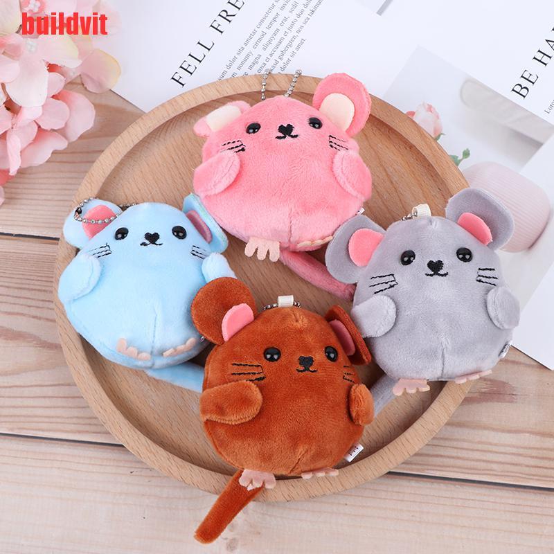 Móc Khóa Hình Chuột Nhồi Bông 8CM Dành Cho Năm Mới