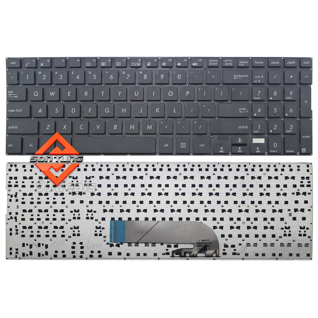 Bàn Phím Laptop ASUS TP500 TP500L TP500LA TP500LB TP500LN chuẩn US Cáp cong