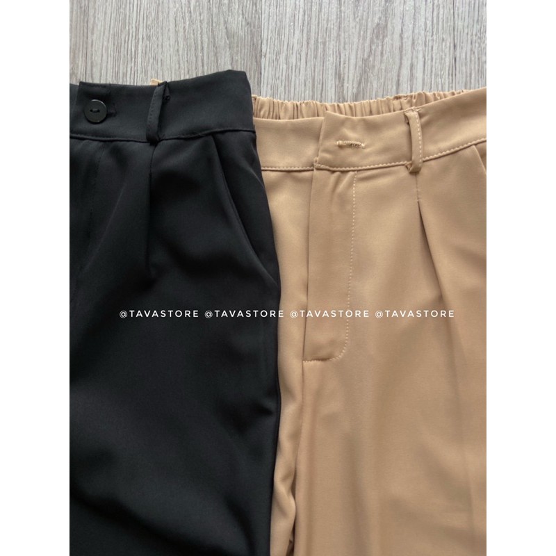Quần Culottes cạp chun