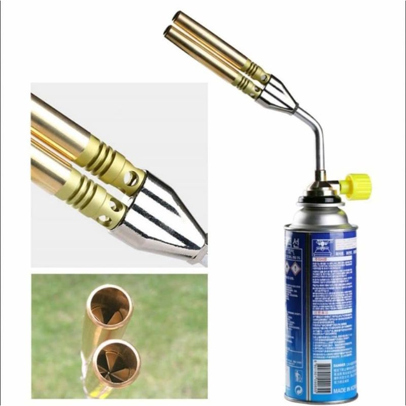 Khò ga mini 2 ống KT - 2108, Đèn khò hàn mini