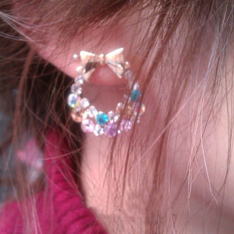 1 Đôi Bông Tai Đính Đá Thời Trang JP6