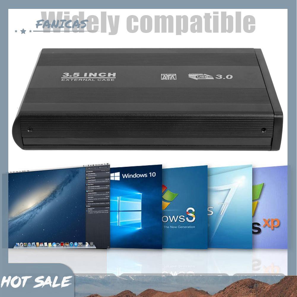 Hộp Đựng Ổ Cứng Ngoài 3.5 Inch Usb 3.0 Sang Sata Ssd Hdd | BigBuy360 - bigbuy360.vn