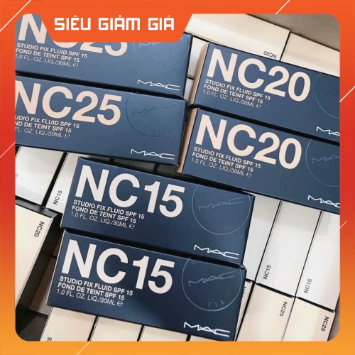 [Chính Hãng] Kem Nền MAC Studio Fix Fluid SPF15