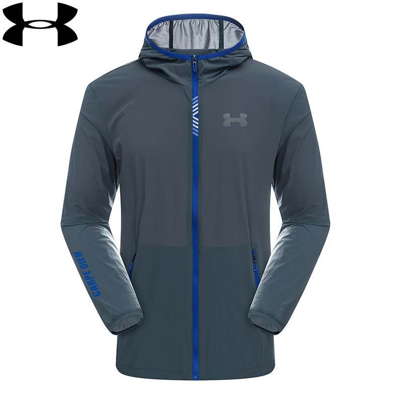 UNDER ARMOUR Áo Khoác Chống Nắng Có Mũ Trùm Tiện Lợi Dành Cho Nam | BigBuy360 - bigbuy360.vn