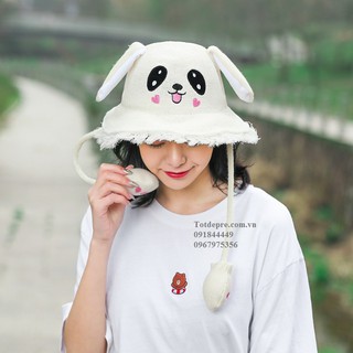 Mũ bóp tai thỏ mùa hè