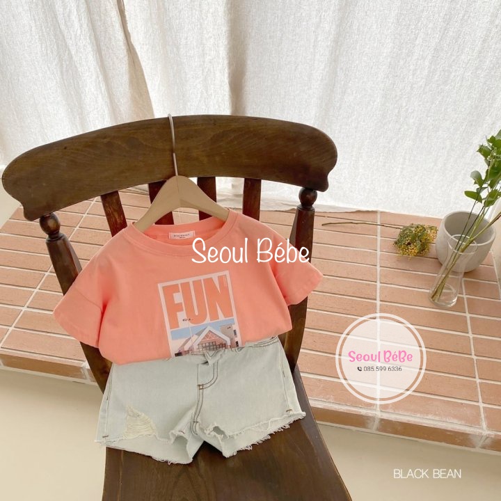 Áo phông Fun Tshirt cho bé 13-19kg hãng Blackbean hè 2022