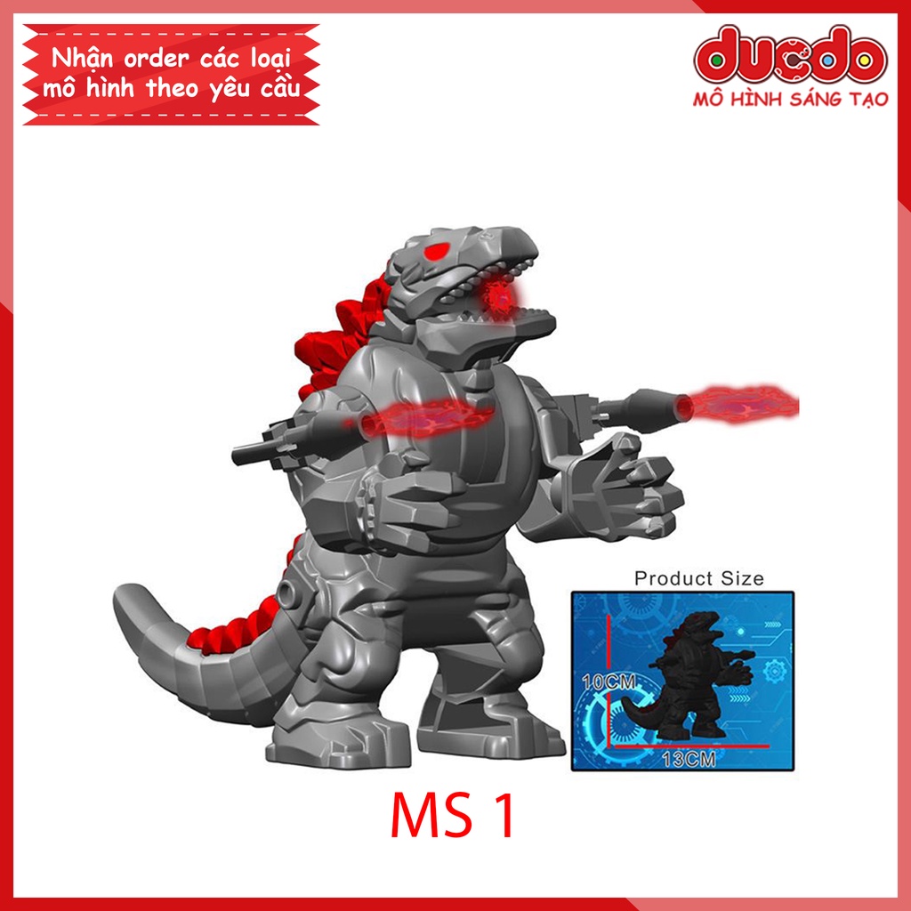 Bigfig Chúa Tể Godzilla khổng lồ - Đồ chơi Lắp ghép Xếp hình Mini Minifigures Big Fig KF