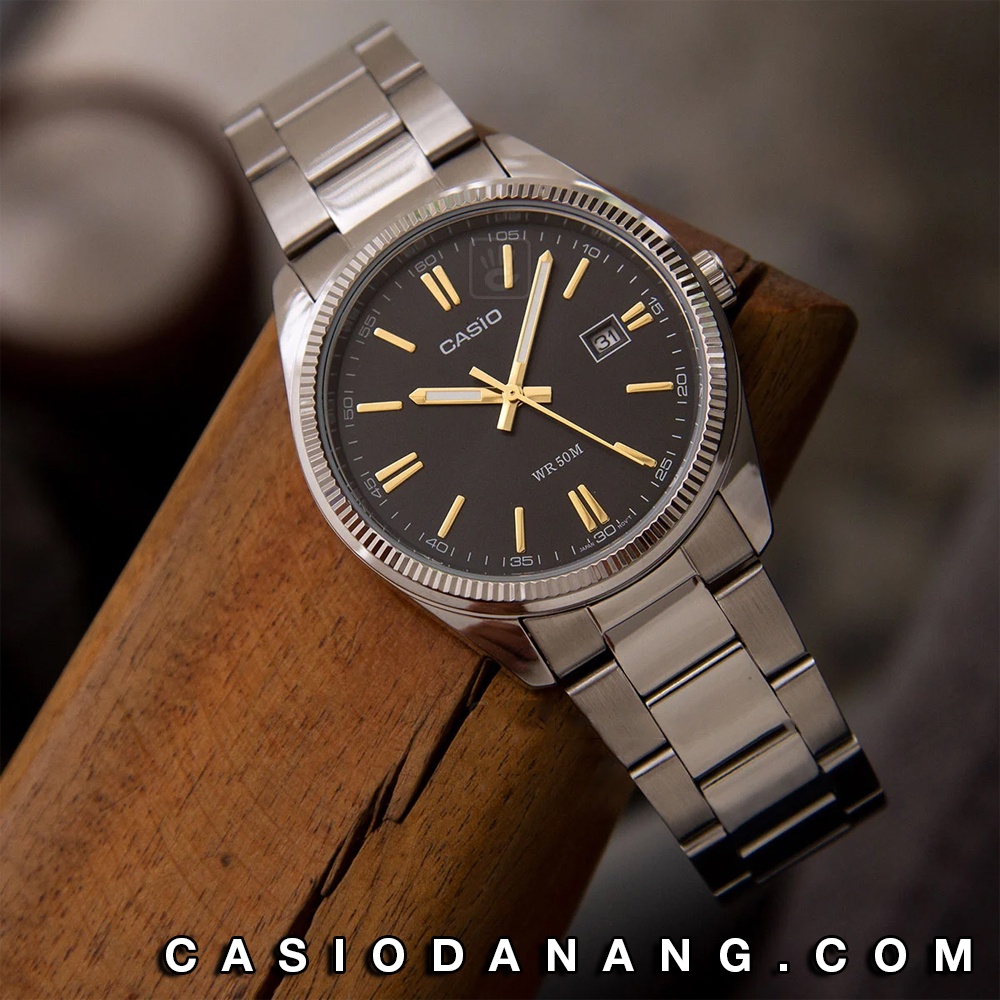 Đồng hồ nam dây kim loại Casio chính hãng Anh Khuê MTP-1302D-1A2VDF (38mm)