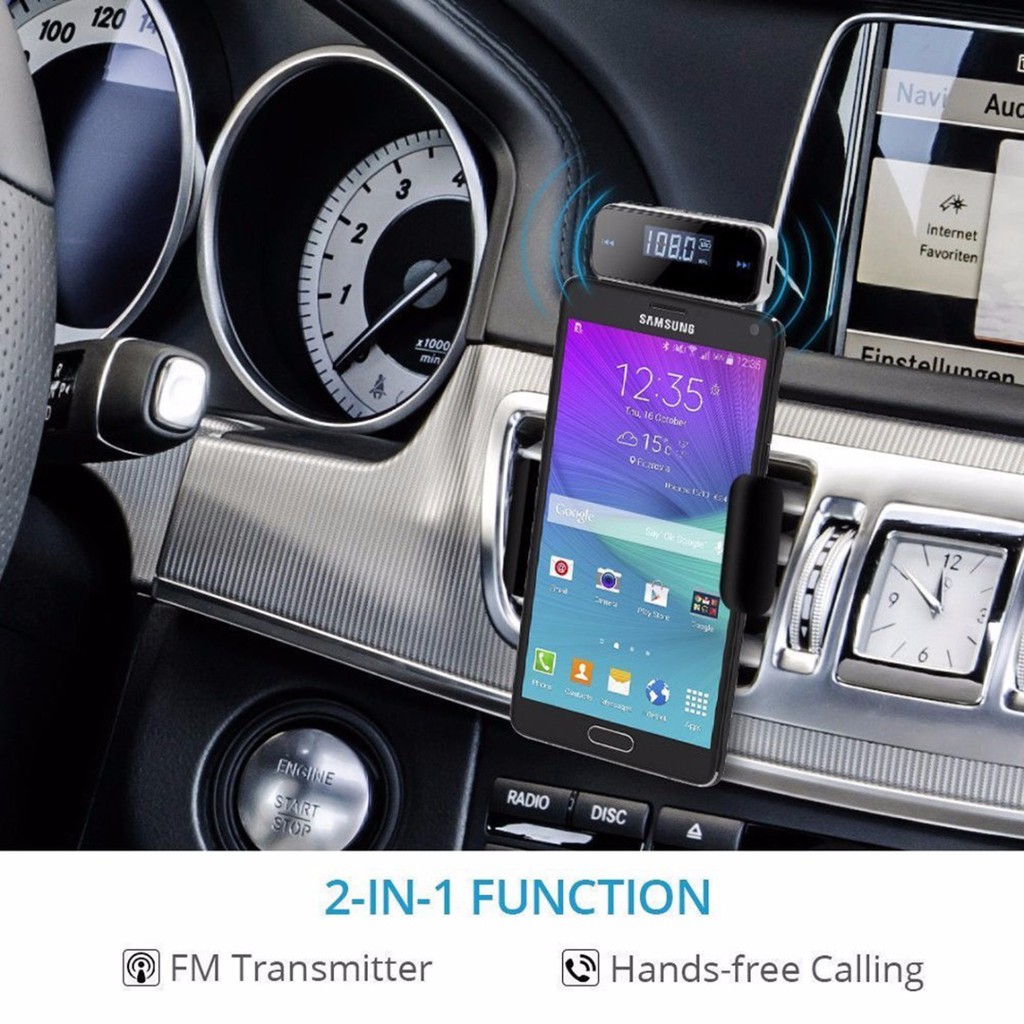 Bộ máy phát nhạc đa năng jack 3.5mm chuyên dụng cho xe hơi kết nối với điện thoại Iphone / samsung