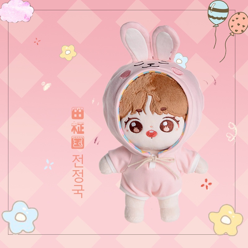 Búp bê nhồi bông hình các nhân vật BT21 trong nhóm BTS 20cm