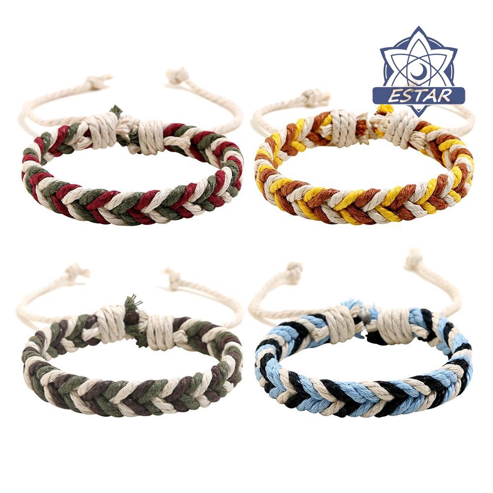 Vòng Tay Dây Đan Họa Tiết Thổ Cẩm Thời Trang | BigBuy360 - bigbuy360.vn
