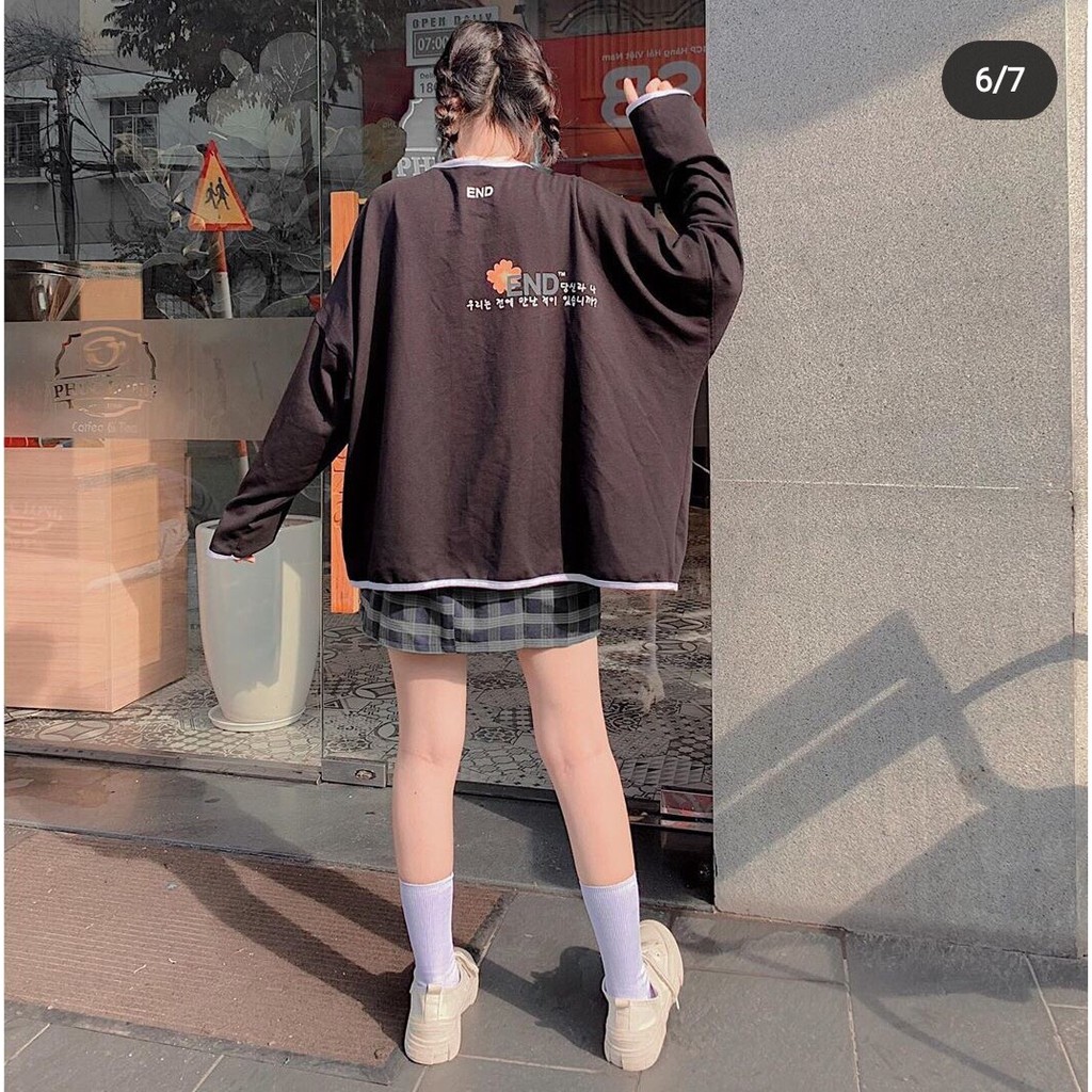 Áo khoác Cardigan bo viền xinh xắn, chất nỉ trần bông êm ái - KN35 | BigBuy360 - bigbuy360.vn