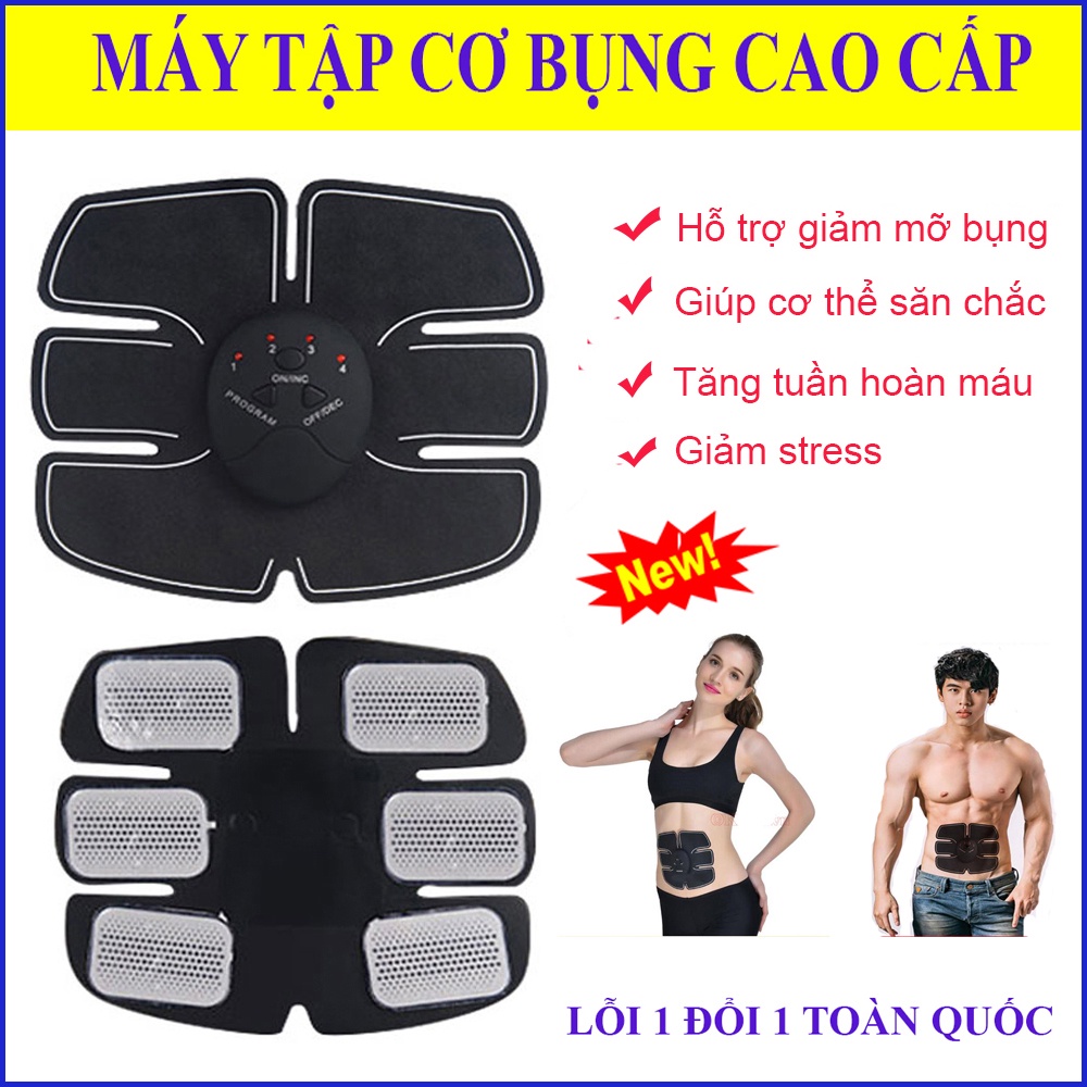 Miếng Dán Tập Cơ Bụng, Máy Tập Bụng Giảm Mỡ. Massage bụng, giảm stress, làm tăng tuần hoàn máu, giúp đánh tan mỡ thừa