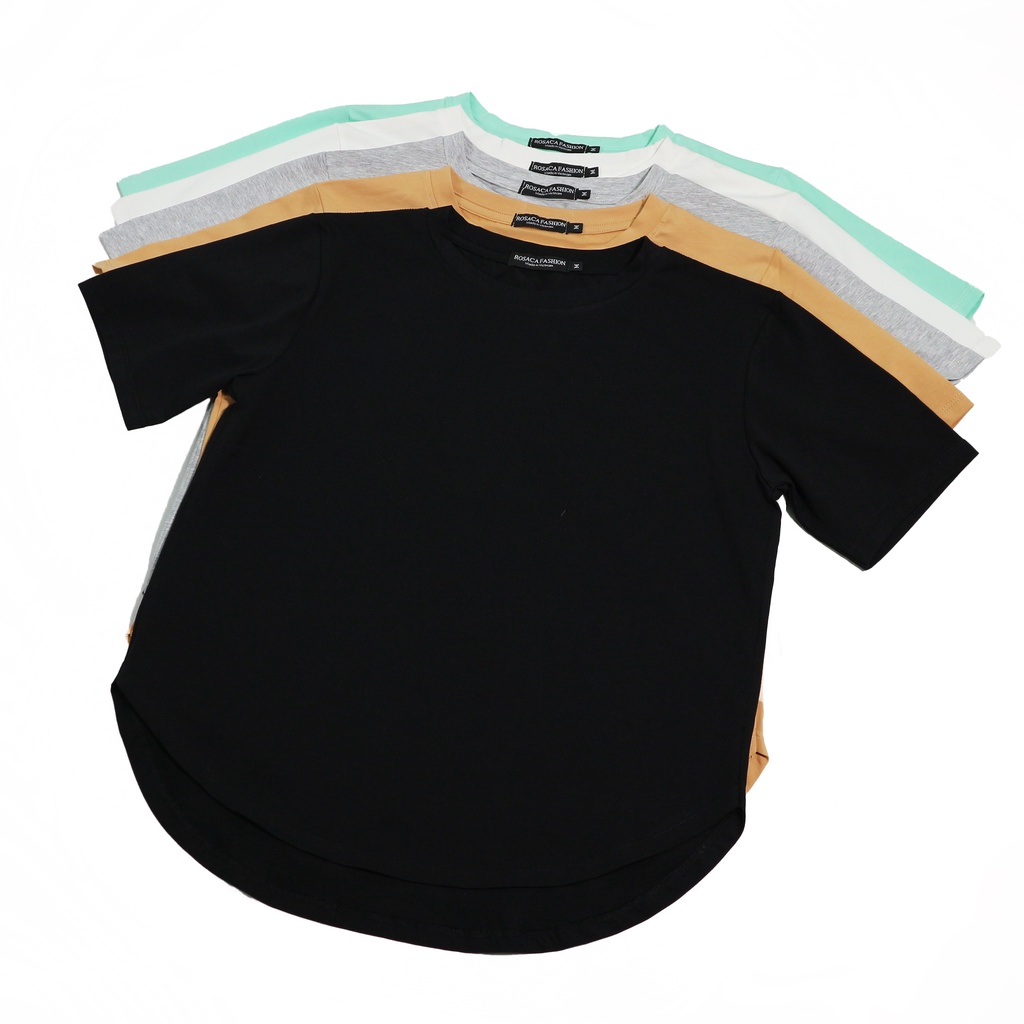 ÁO THUN TRƠN COTTON NỮ VẠT BẦU HOT TREND 2021 THƯƠNG HIỆU ROSACA