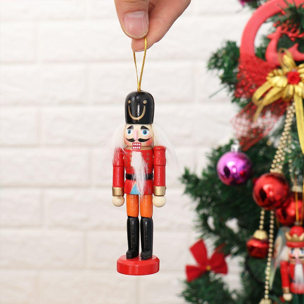 LANSEL 1 / 6 Người Lính Bằng Gỗ Trang Trí Cây Thông Giáng Sinh Năm Mới