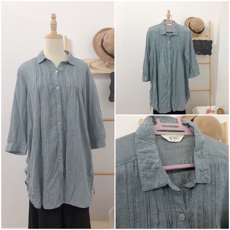 Áo vin sơ mi sọc sơ mi kẻ siêu đẹp