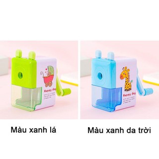 Gọt bút chì quay tay in hình ngộ nghĩnh