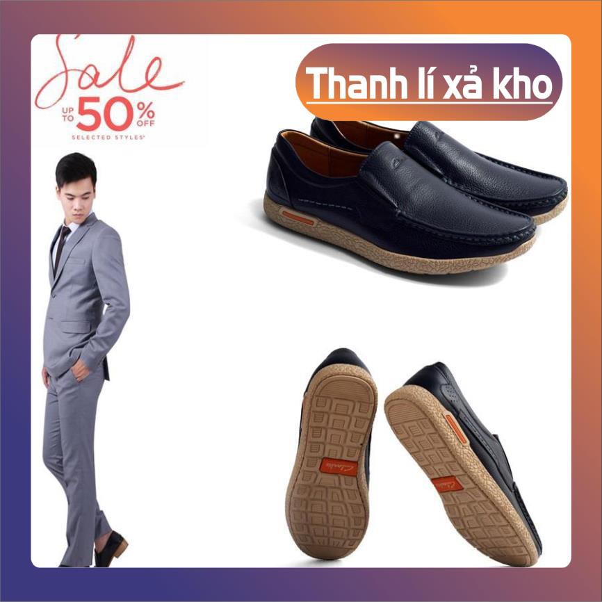 [Hàng Nhập Khẩu - Cao Cấp ] Giày Lười Clarks New Arrivals Sang Trong & Quý Phái