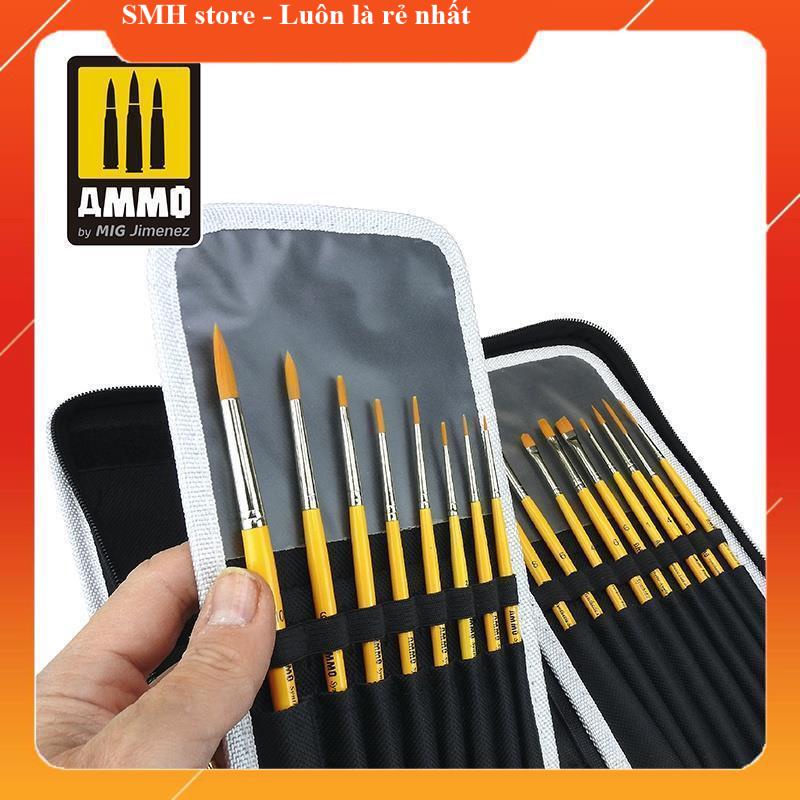 Bộ Cọ cao cấp MIG-AMMO SYNTHETIC LINER BRUSH