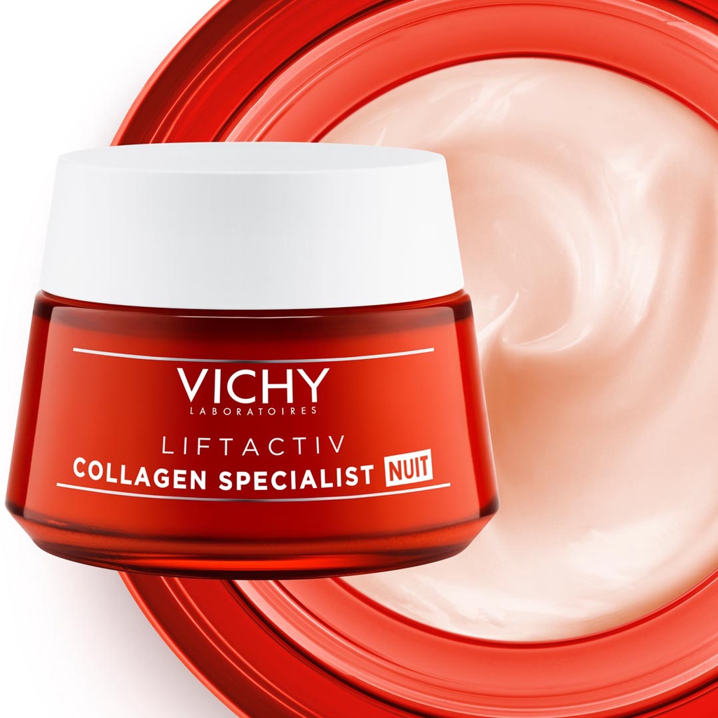 Kem dưỡng Vichy Liftactiv Collagen Specialist Night giúp sáng da và mờ thâm nám 50ml - MUSE HOUSE