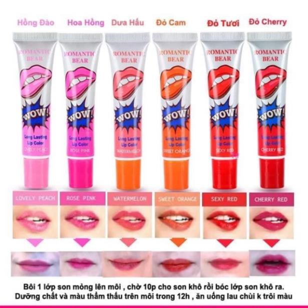 Son săm WOW Hàn Quốc 👉 GIỮ MÀU 24H 👈lên màu tự nhiên | BigBuy360 - bigbuy360.vn