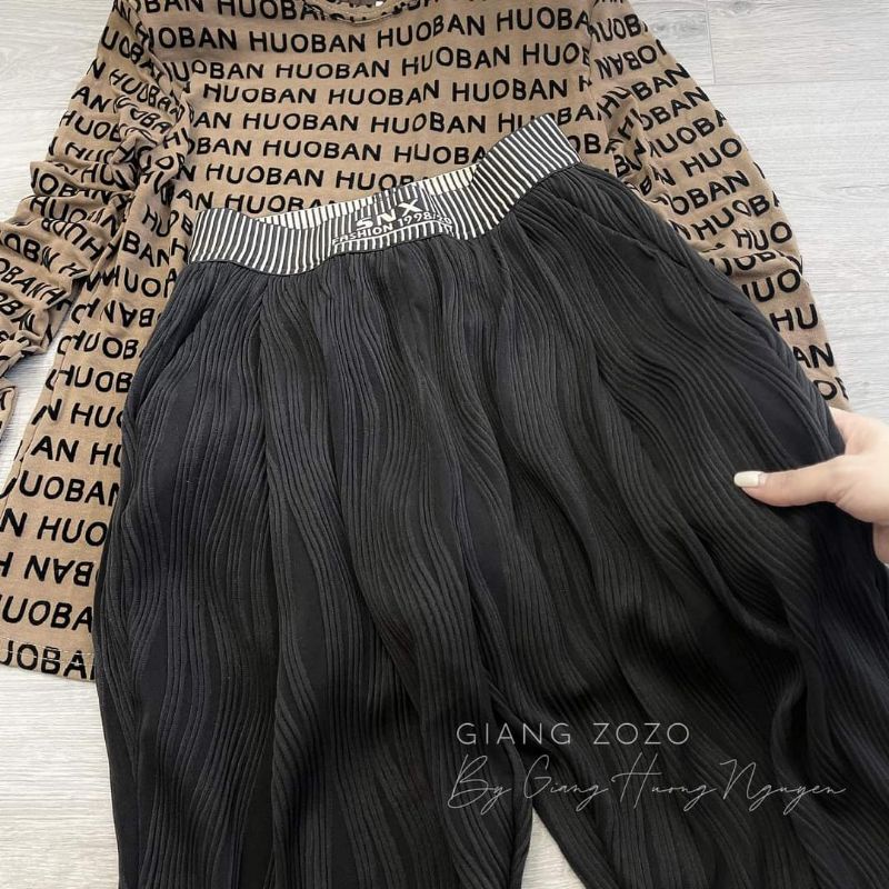 Quần baggy nhăn tăm sóng hàng QCL1