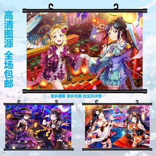 Tấm Áp Phích Treo Trang Trí In Hình Nhân Vật Hoạt Hình LoveliveSunshine UR