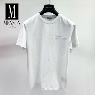 ⭐️SIÊU HOT⭐️Áo Phông Nam Cổ Tròn Thêu Chữ Cao Cấp - Áo Thun Nam mùa hè chất mát MENSON M687