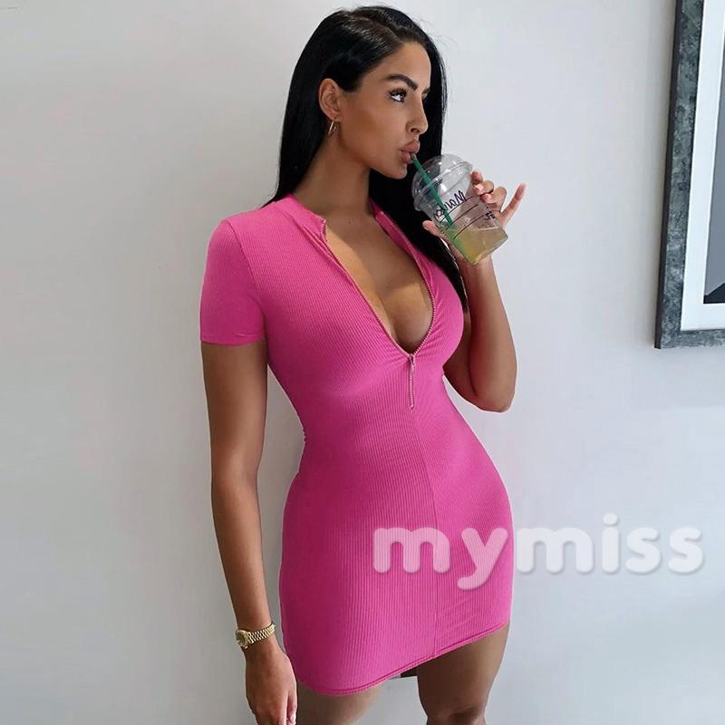 Đầm dệt kim cổ cao thời trang phong cách mùa hè cho nữ | BigBuy360 - bigbuy360.vn