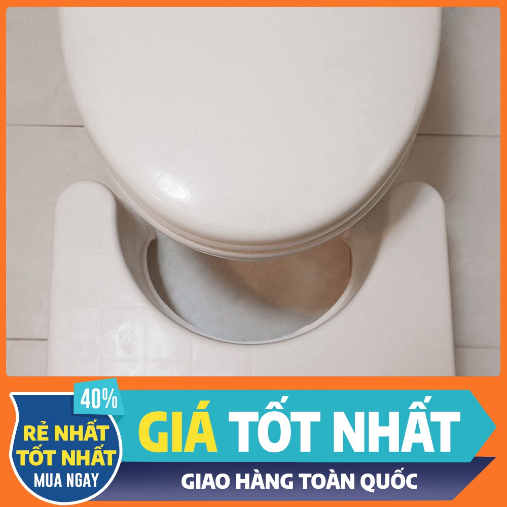 [Rẻ Vô Địch] Ghế hỗ trợ đi vệ sinh,để chân tránh táo bón Việt Nhật