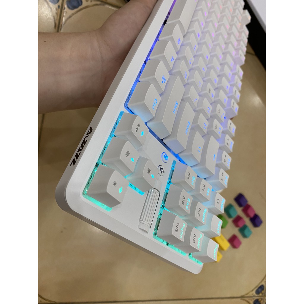 Bàn Phím Cơ mini không dây Bluetooth 5.0  Ajazz K870T RGB - Chính Hãng Bảo hành 12 Tháng