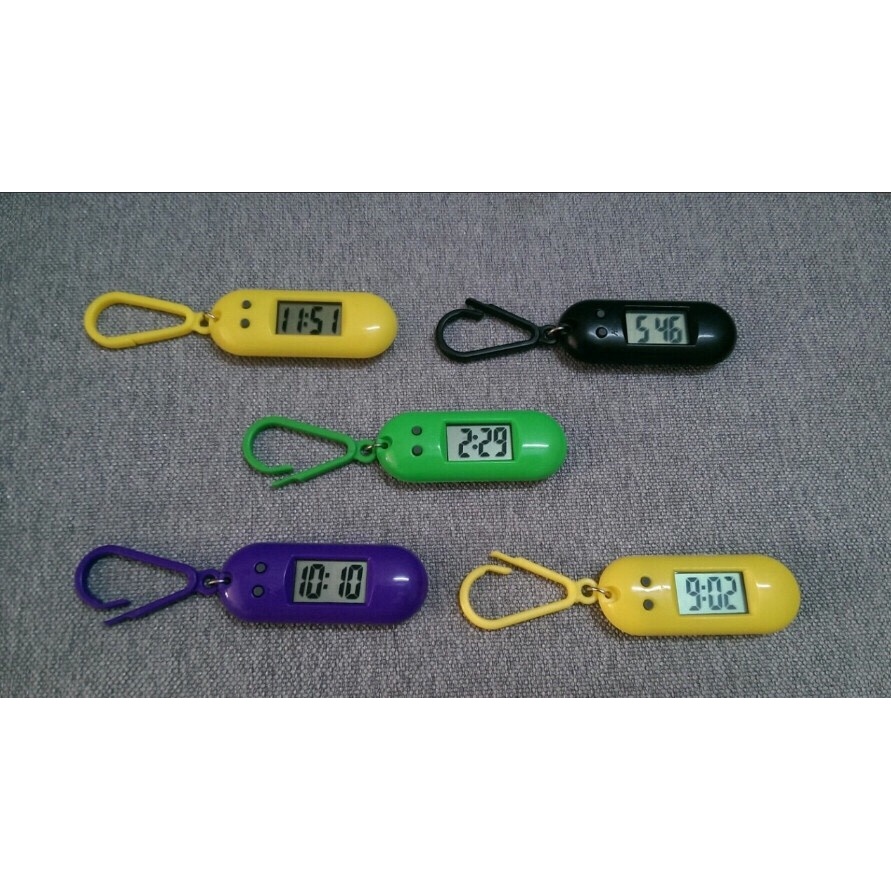 Đồng Hồ Điện Tử Mini Kiêm Móc Khóa