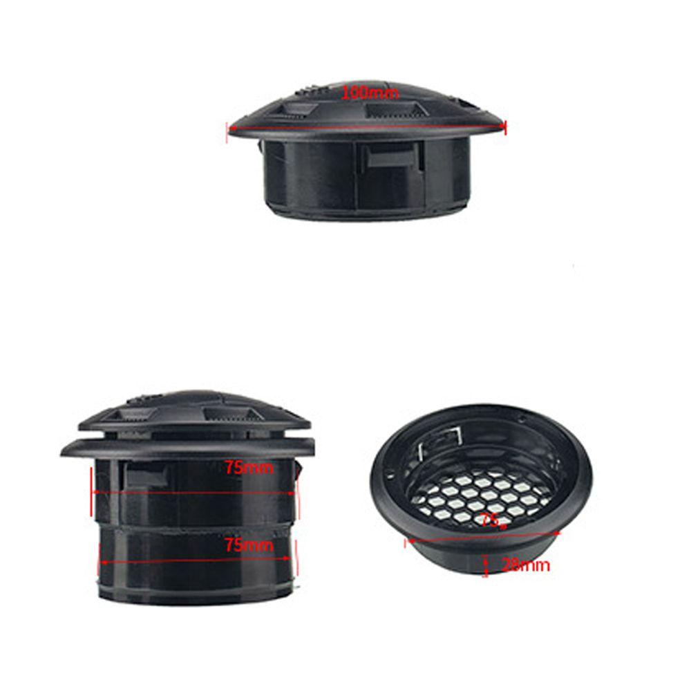 WATTLE A / C Vỏ Bọc Lỗ Thông Gió Bằng Nhựa Hình Tròn Thông Gió Phổ Biến Cho Xe RV