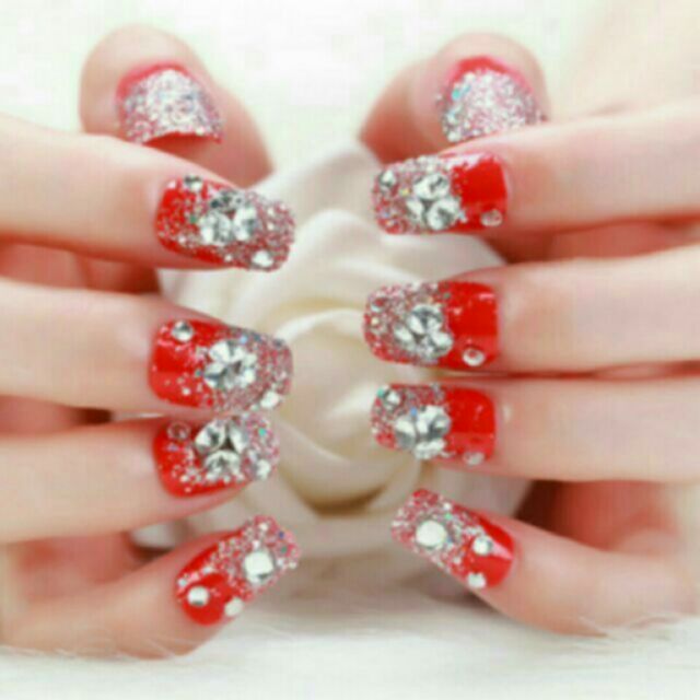 Chọn Bộ 24 Móng Đính Đá ( có keo dán sẵn)