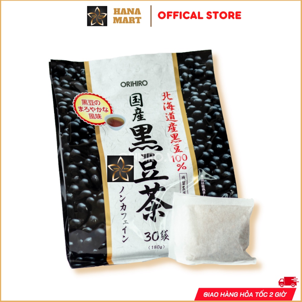 Trà đậu đen Orihiro hỗ trợ thanh lọc cơ thể làm đẹp da 30 gói/túi