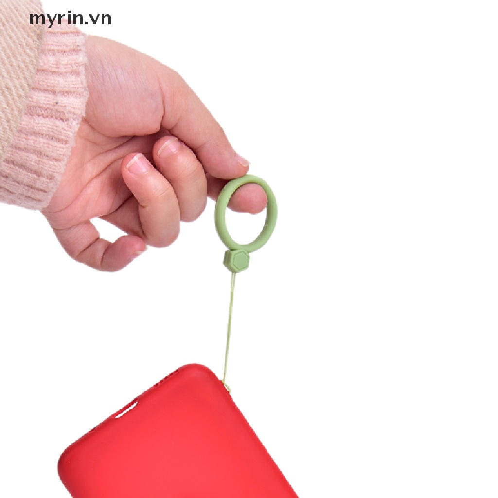 Vòng Nhẫn Silicon Ngắn Gắn Điện Thoại Chống Thất Lạc Thông Dụng