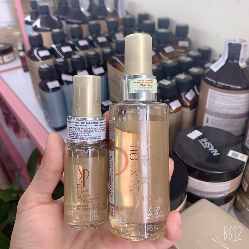 Tinh Dầu Dưỡng Tóc SP Wella Argan Luxe Oil Phục Hồi 100ml