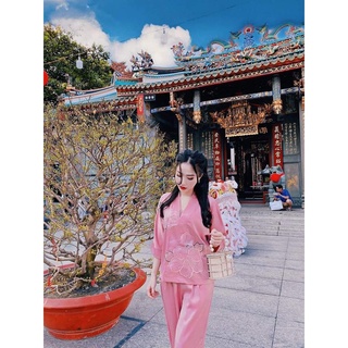 BỘ ĐỒ LAM ĐI CHÙA