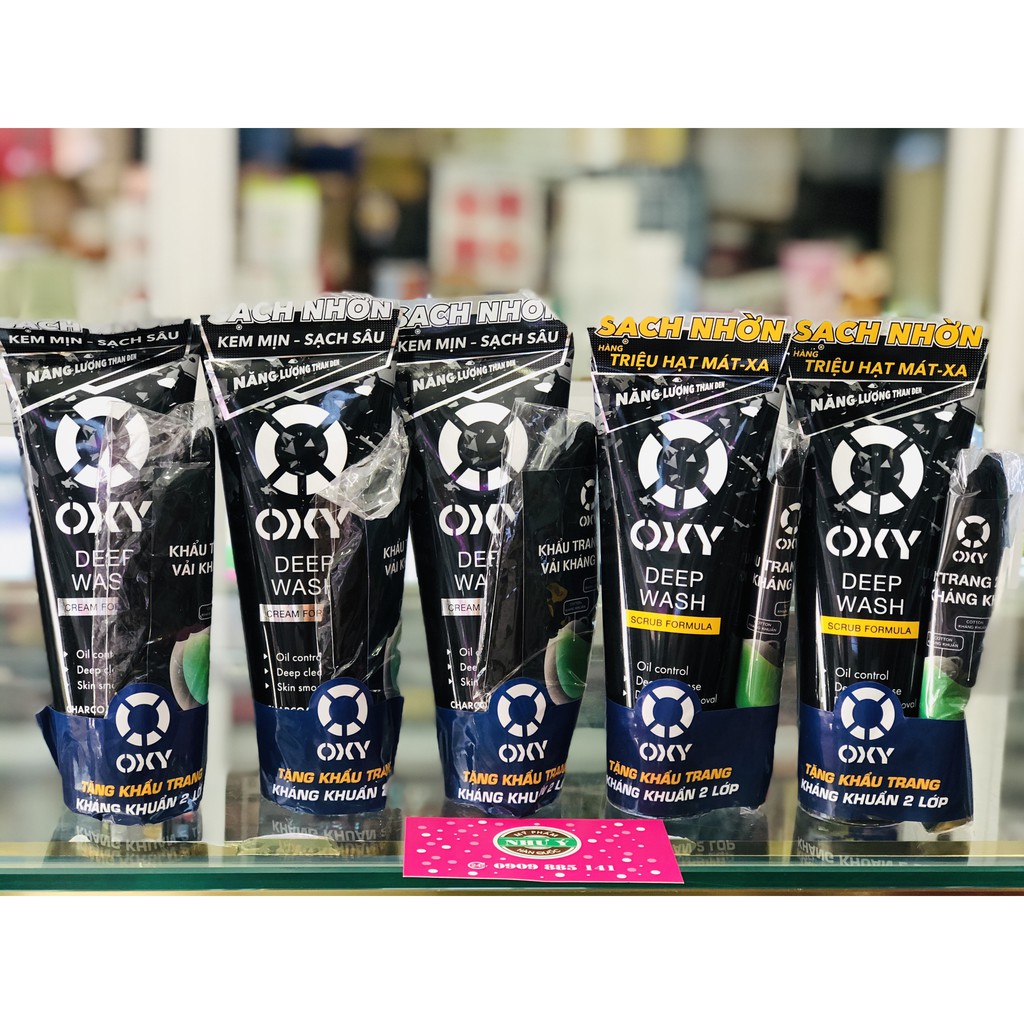 (Mẫu mới, date xa) Sữa rửa mặt Oxy cho nam Perfect deep wash(50-100g)