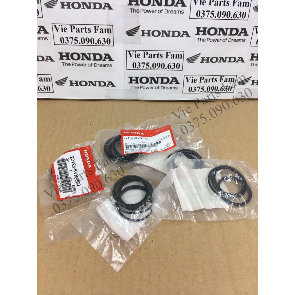 Bộ phớt buli nồi sau tay ga HONDA Air Blade 110, Ab 125 150, Vairo, PCX, SH Việt, Lead 125