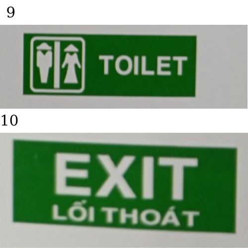 Đèn EXIT lối thoát kentom KT620 - 2 mặt HÀNG CHÍNH HÃNG