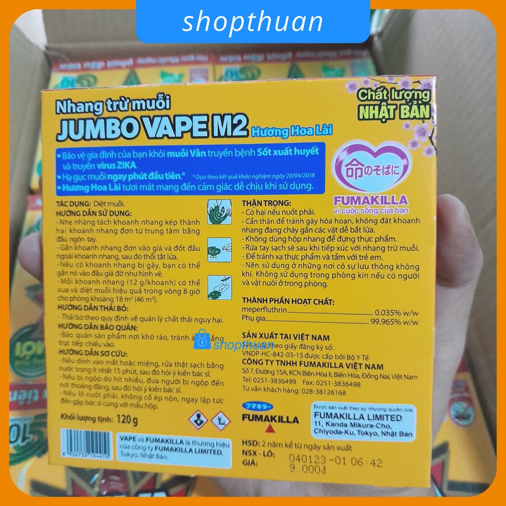 Nhang muỗi Jumbo M2 hương hoa lài 120g