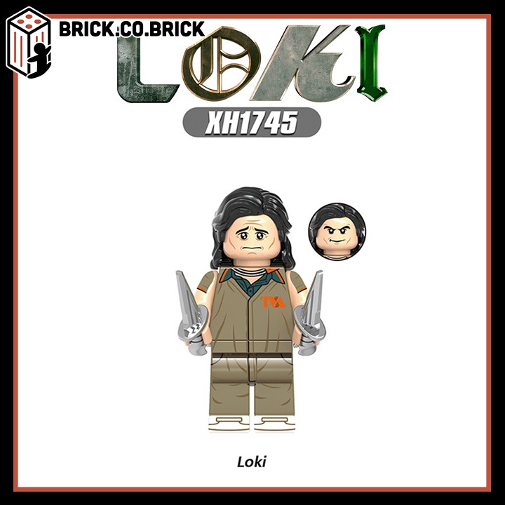 Lego Loki Tom Hiddleston Mô Hình Đồ Chơi Lắp Ráp Minifigure Siêu Anh Hùng X0318