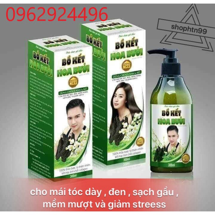 (freeship) Dầu Gội Thảo Dược Bồ Kết Hoa Bưởi NCT3 - Chính Hãng Công Ty NCT3