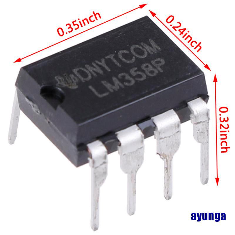 Bộ 10 Linh Kiện Điện Tử Lm358P Opamp Dual 0-70deg C 8-dip | BigBuy360 - bigbuy360.vn