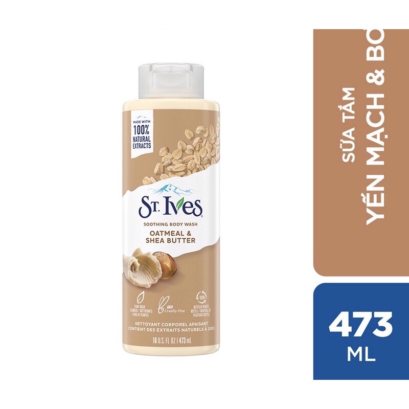 [Hàng Auth - Chọn màu] [Có bảo hành] Sữa Tắm St.Ives 473ml ml chiết xuất từ thiên nhiên _USA