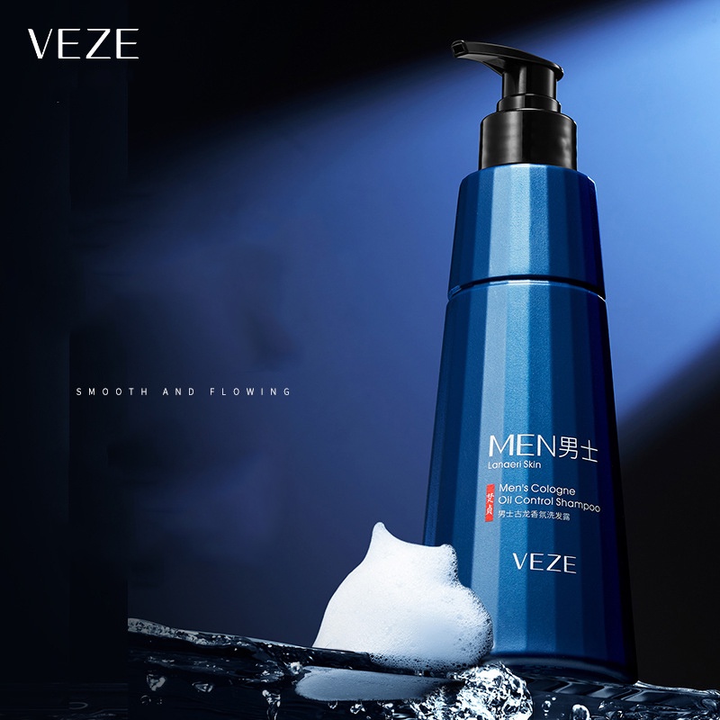 Dầu gội dành cho nam Veze Men Shampoo and Shower Gel 2x350ml - 1 chai
