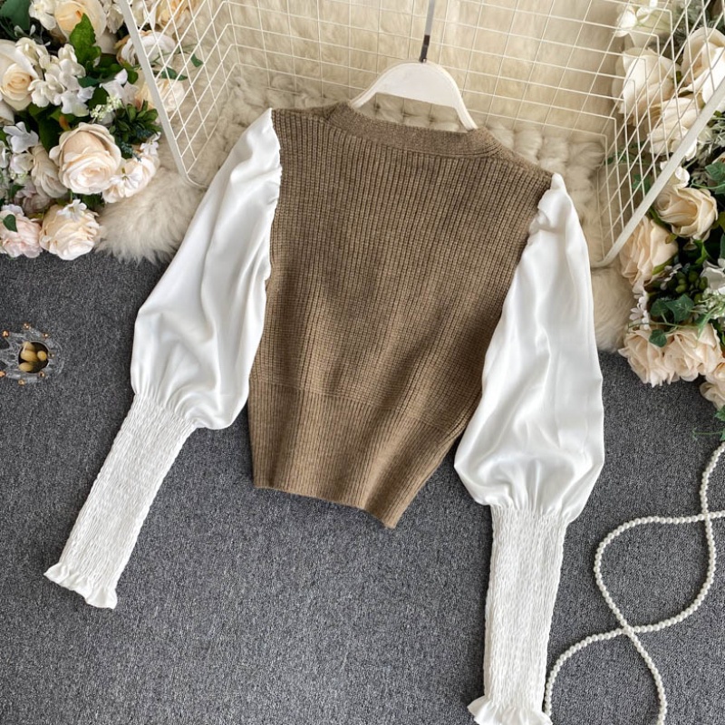 Áo Sweater Dài Tay Thiết Kế Mới Thời Trang Mùa Thu Theo Phong Cách Hàn Quốc Dành Cho Nữ